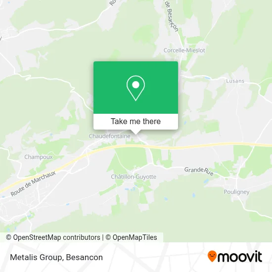 Metalis Group map