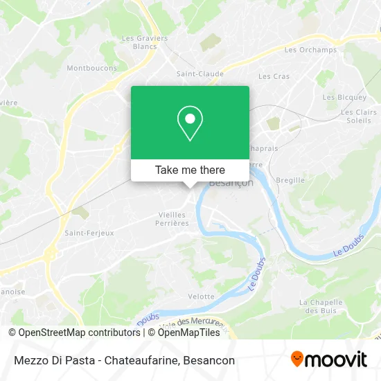 Mezzo Di Pasta - Chateaufarine map