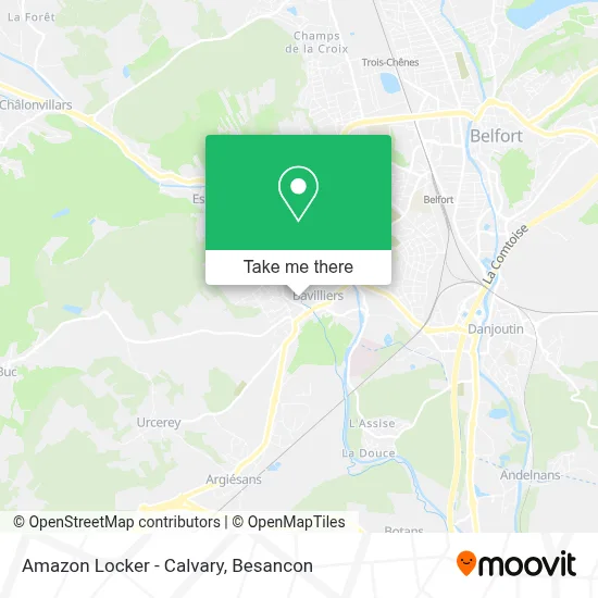 Amazon Locker - Calvary map