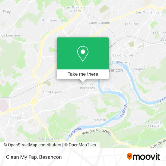 Clean My Fap map