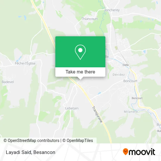 Layadi Said map