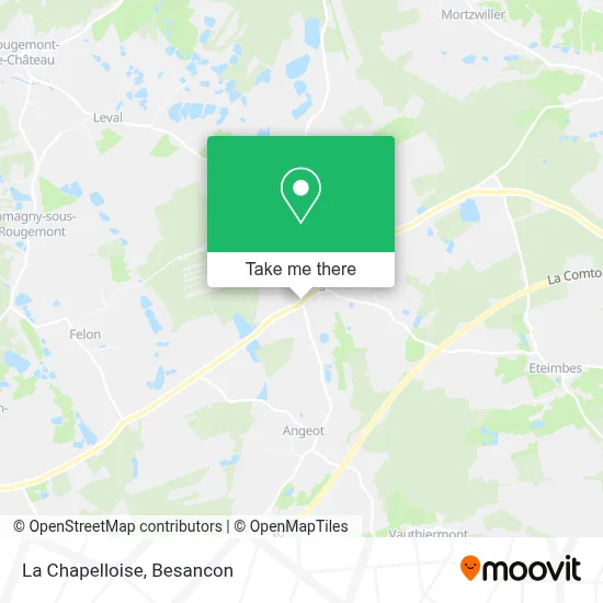 La Chapelloise map