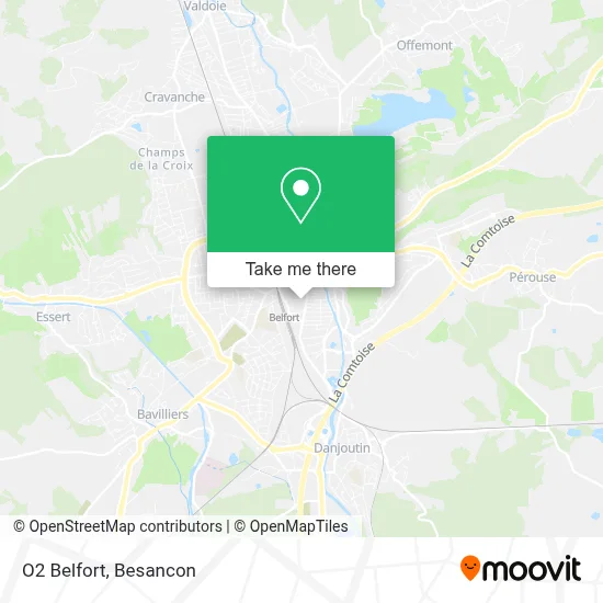 O2 Belfort map