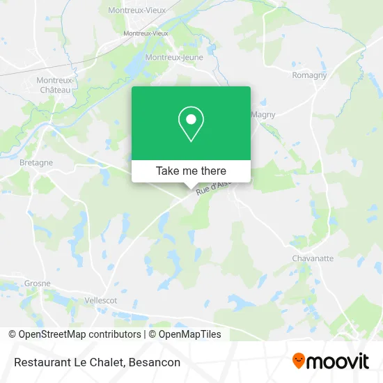 Restaurant Le Chalet map