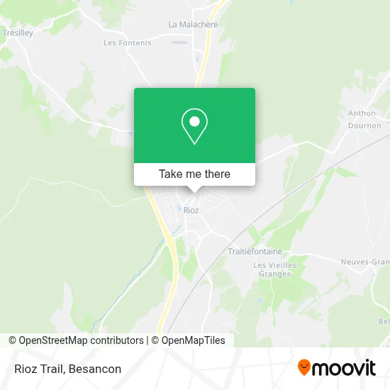 Mapa Rioz Trail