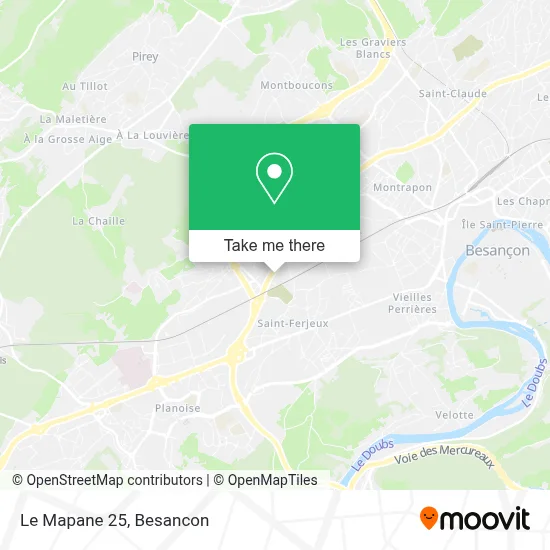 Le Mapane 25 map
