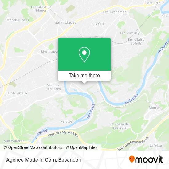 Agence Made In Com map