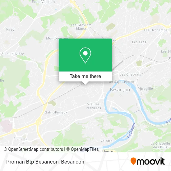 Proman Btp Besancon map