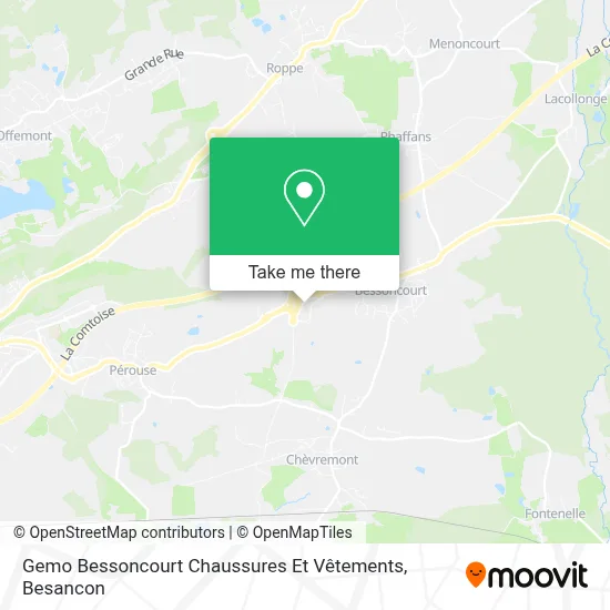 Gemo Bessoncourt Chaussures Et Vêtements map