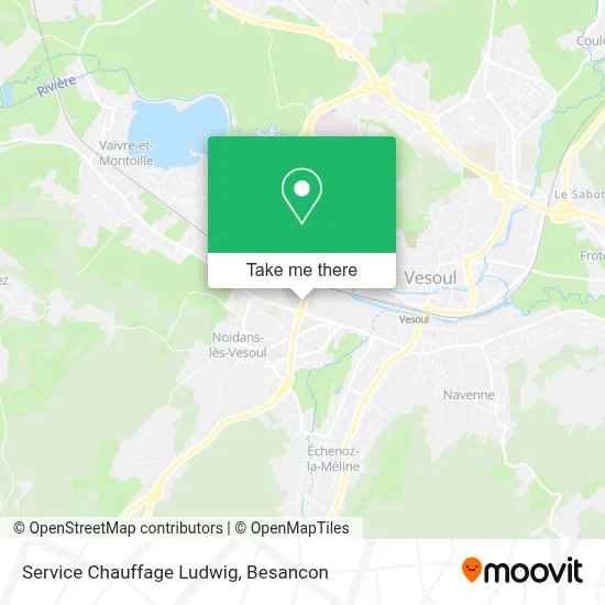 Service Chauffage Ludwig map