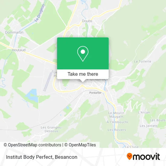 Institut Body Perfect map