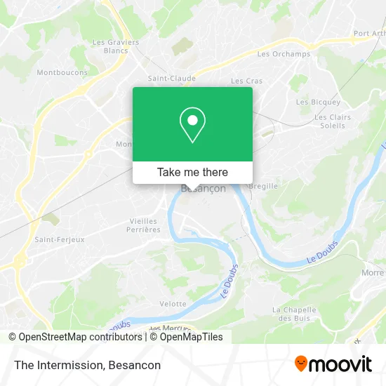 L'Entracte map
