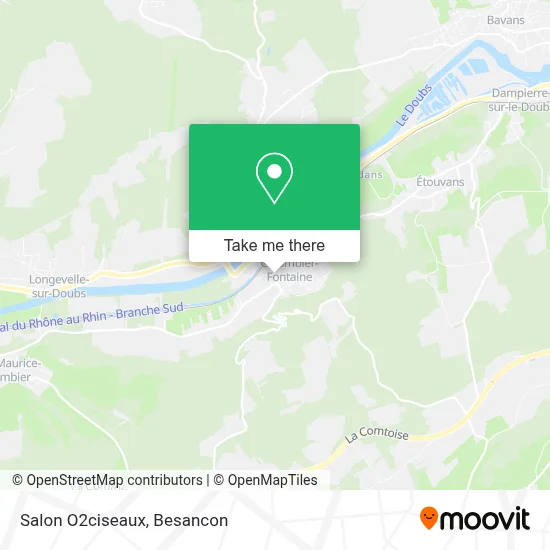 Mapa Salon O2ciseaux