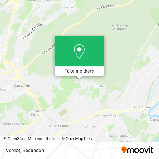Verdot map
