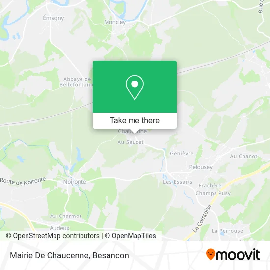 Mairie De Chaucenne map