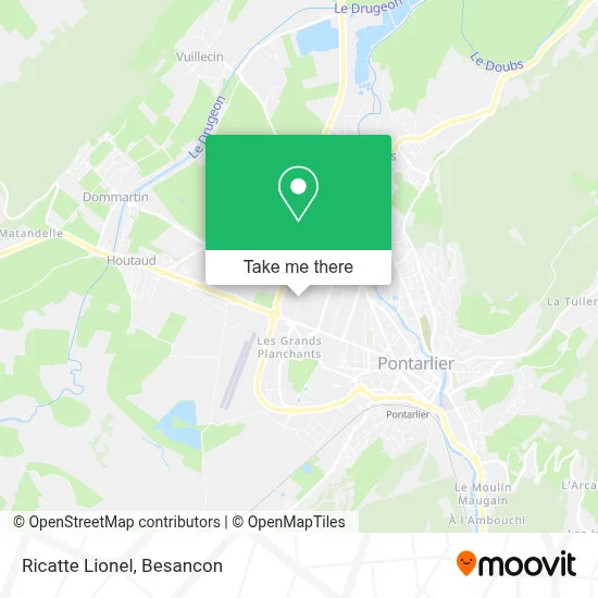 Ricatte Lionel map