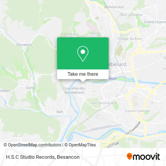 H.S.C Studio Records map