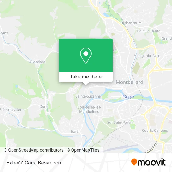 Exten'Z Cars map