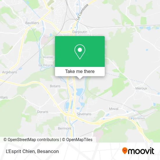 L'Esprit Chien map