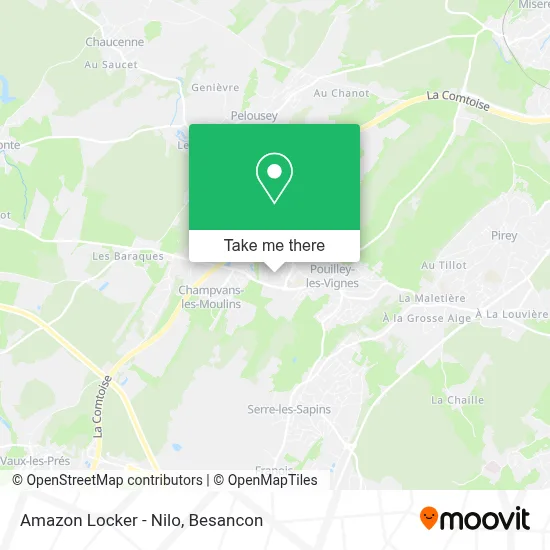 Amazon Locker - Nilo map