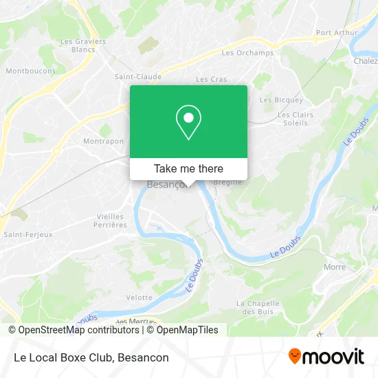 Le Local Boxe Club map