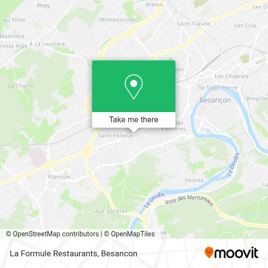 La Formule Restaurants map