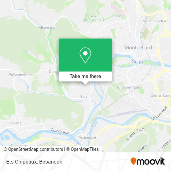 Ets Chipeaux map