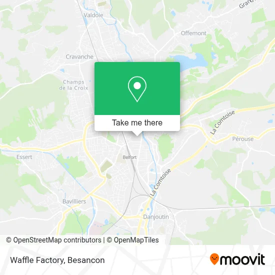 Waffle Factory map