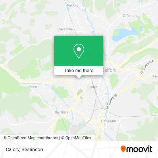 Calory map