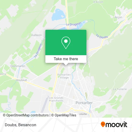 Doubs map