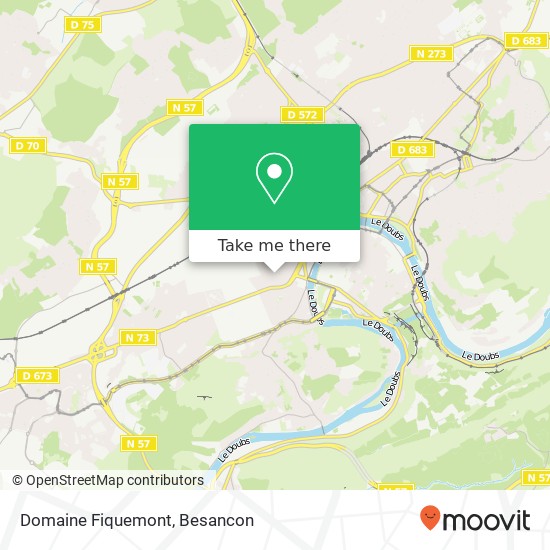 Mapa Domaine Fiquemont