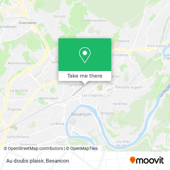 Au doubs plaisir map