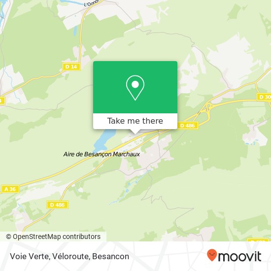 Voie Verte, Véloroute map