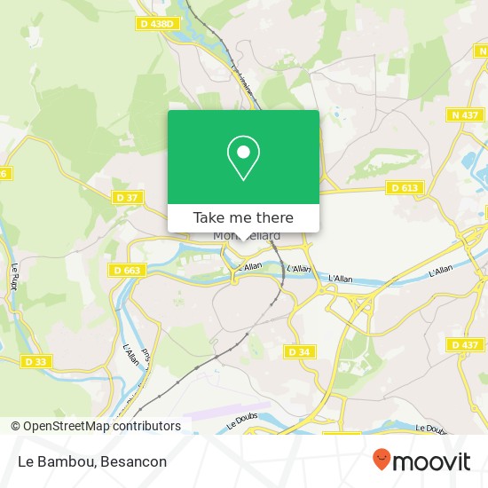 Le Bambou map