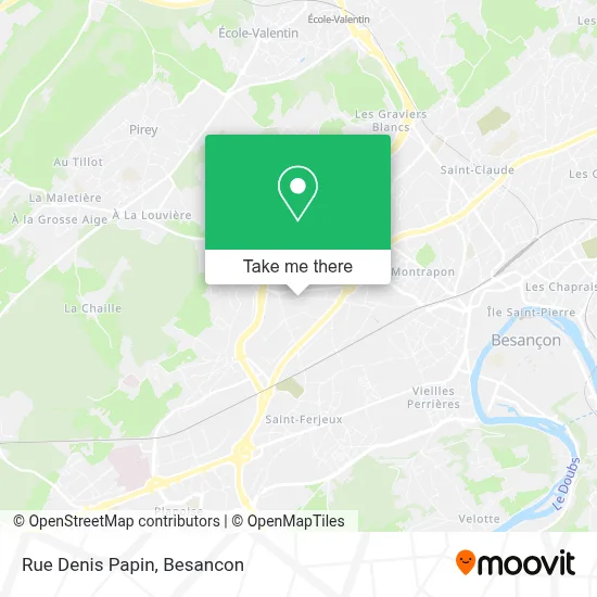 Rue Denis Papin map