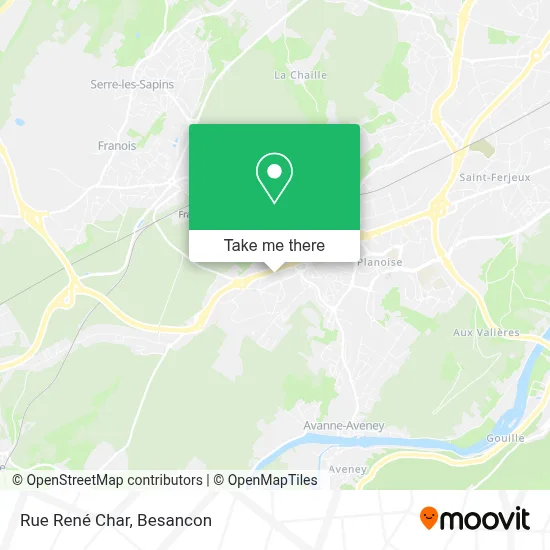 Rue René Char map