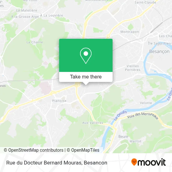 Rue du Docteur Bernard Mouras map