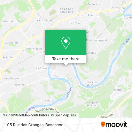 105 Rue des Granges map