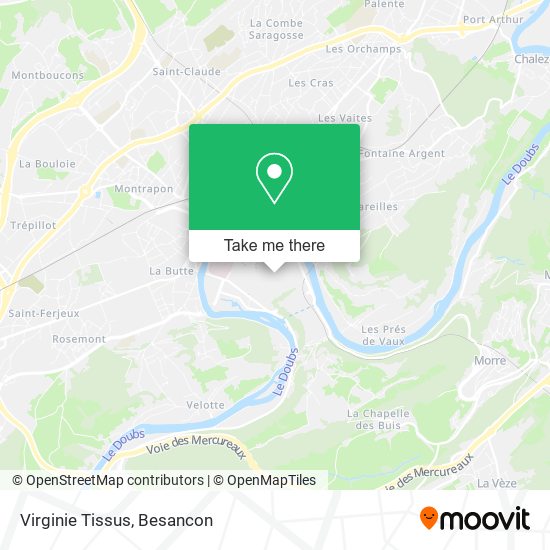 Virginie Tissus map