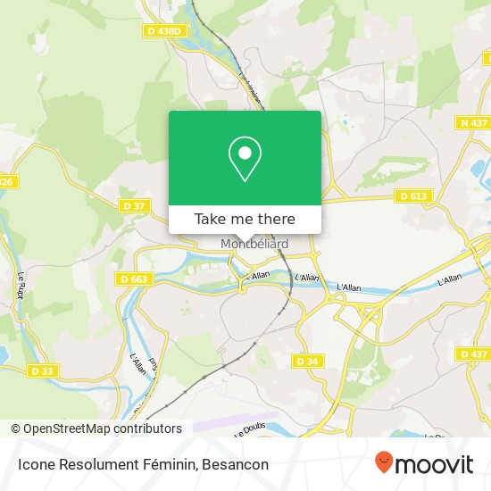 Mapa Icone Resolument Féminin, 15 Rue Georges Clemenceau 25200 Montbéliard