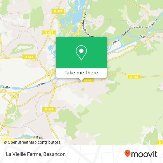 La Vieille Ferme, 33 Avenue du Général Charles de Gaulle 25460 Étupes map