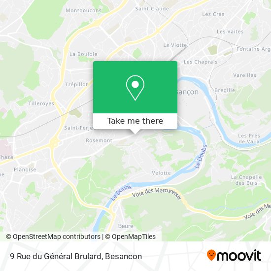 9 Rue du Général Brulard map