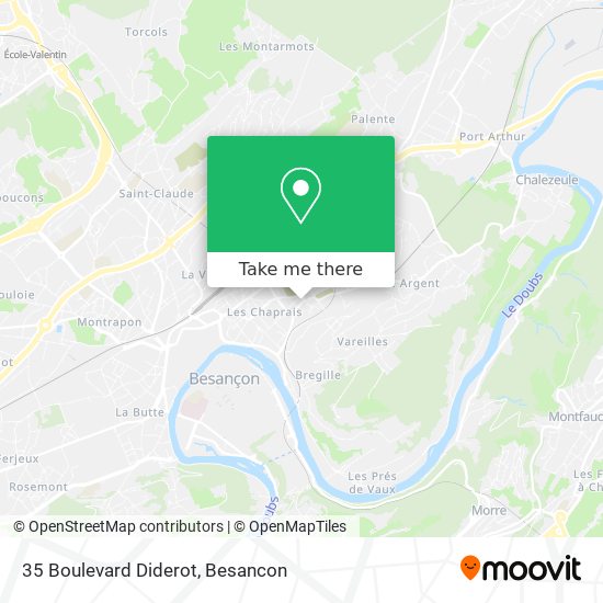 Mapa 35 Boulevard Diderot