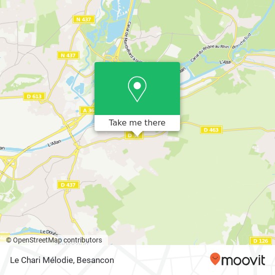 Le Chari Mélodie map