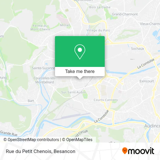 Rue du Petit Chenois map