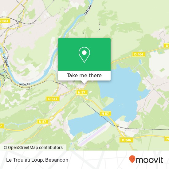 Le Trou au Loup map