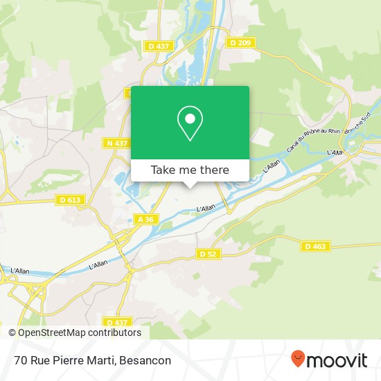 70 Rue Pierre Marti map