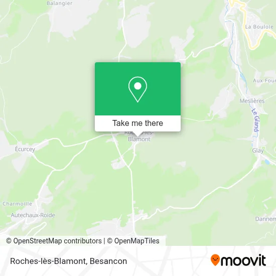 Roches-lès-Blamont map