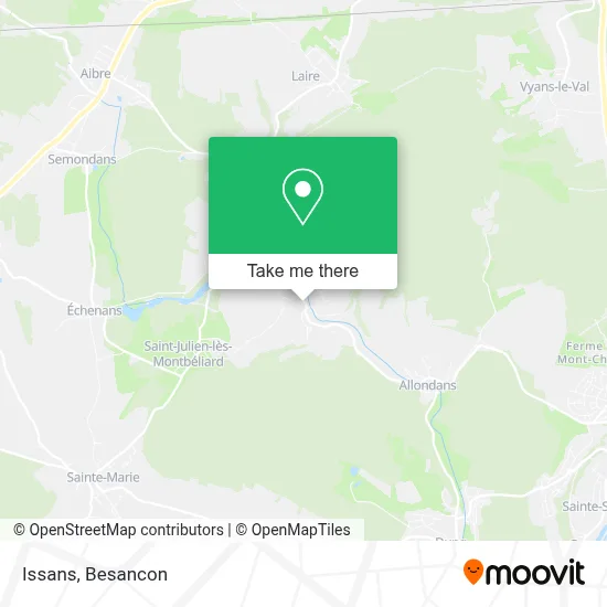 Issans map