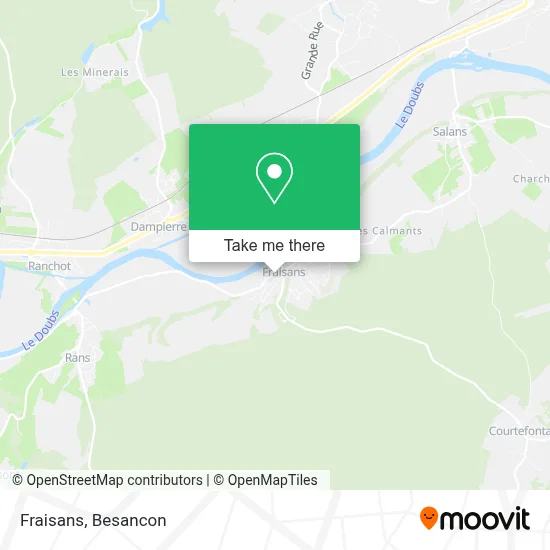 Fraisans map